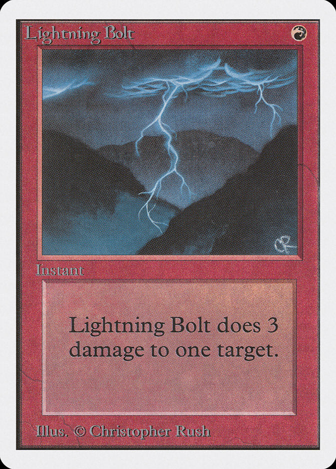 Lightning Bolt [Unlimited Edition] | Game Haven TX