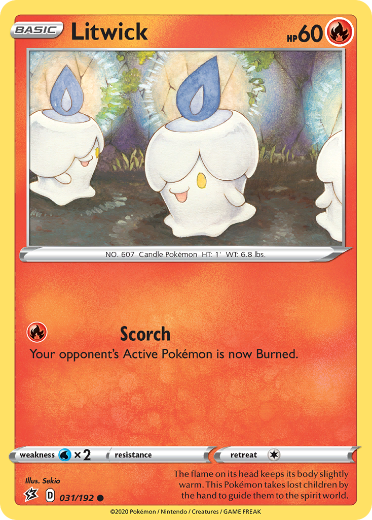 Litwick (031/192) [Sword & Shield: Rebel Clash] | Game Haven TX