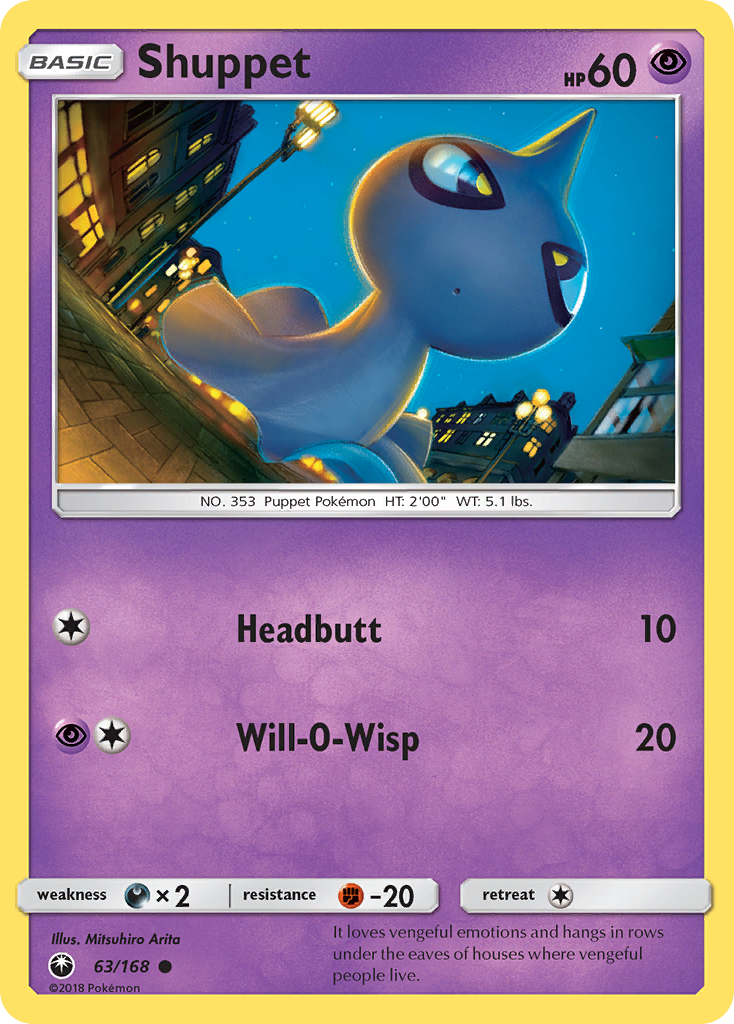 Shuppet (63/168) [Sun & Moon: Celestial Storm] | Game Haven TX