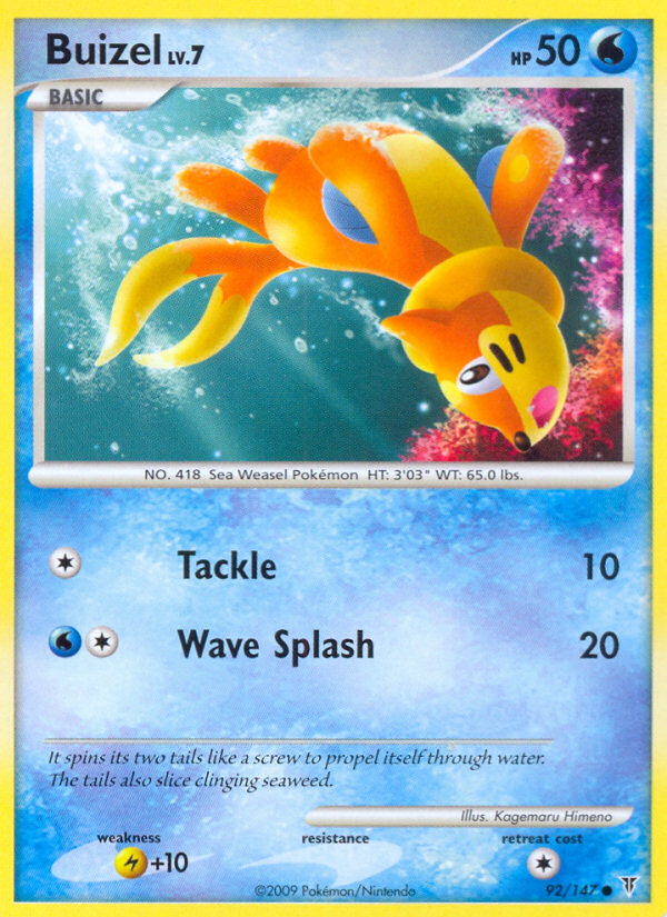 Buizel (92/147) [Platinum: Supreme Victors] | Game Haven TX