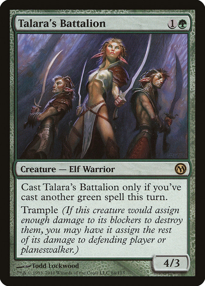 Talara's Battalion [Duels of the Planeswalkers] | Game Haven TX