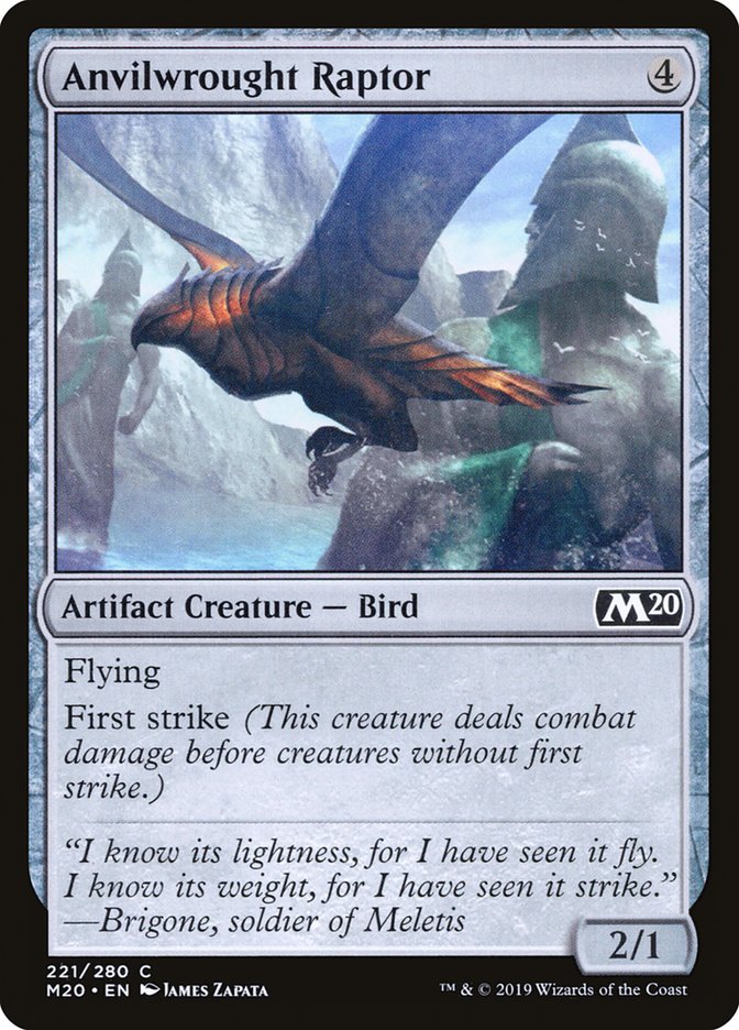 Anvilwrought Raptor [Core Set 2020] | Game Haven TX