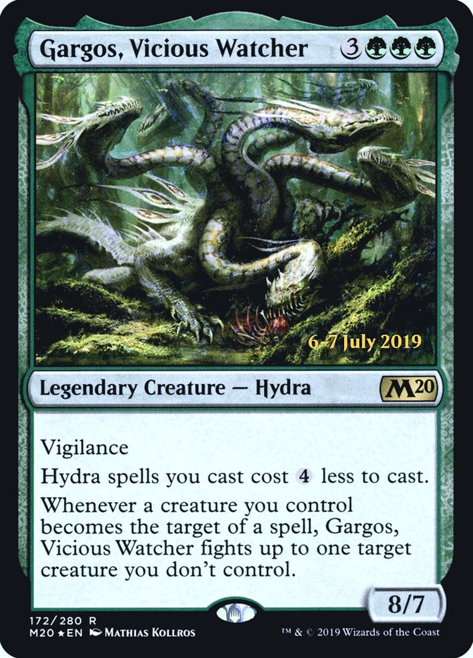 Gargos, Vicious Watcher [Core Set 2020 Promos] | Game Haven TX