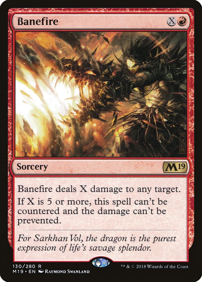 Banefire [Core Set 2019] | Game Haven TX