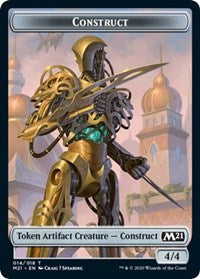 Construct // Goblin Wizard Double-sided Token [Core Set 2021 Tokens] | Game Haven TX