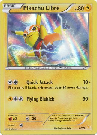 Pikachu Libre (30/30) [XY: Trainer Kit 3 - Pikachu Libre] | Game Haven TX