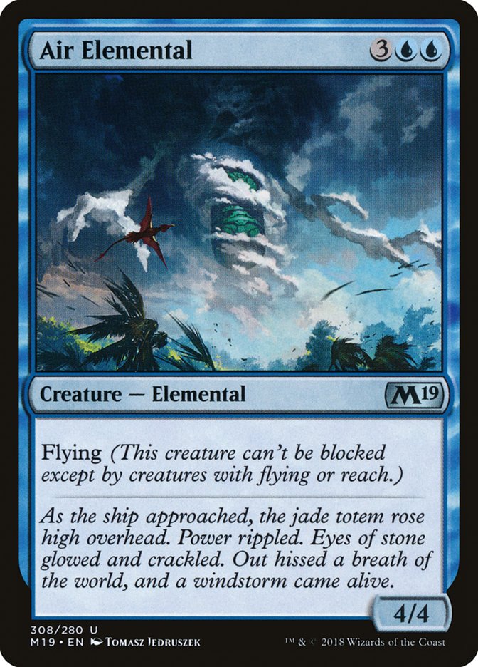 Air Elemental [Core Set 2019] | Game Haven TX