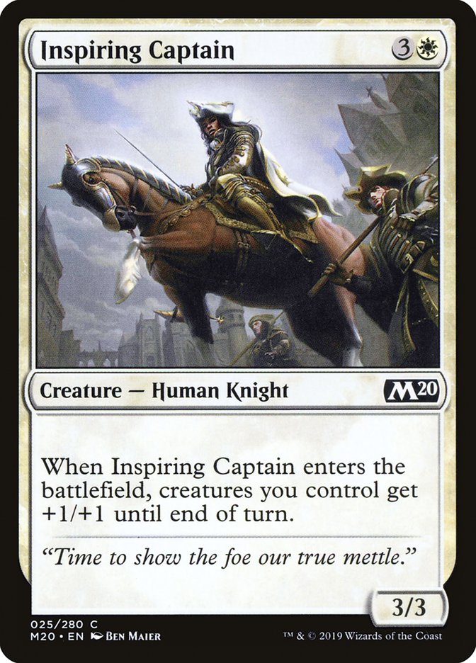 Inspiring Captain [Core Set 2020] | Game Haven TX