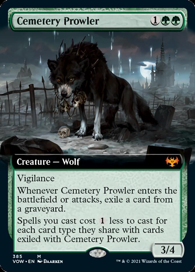 Cemetery Prowler (Extended) [Innistrad: Crimson Vow] | Game Haven TX