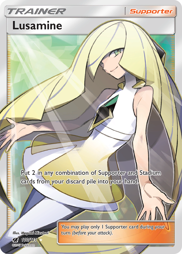 Lusamine (110/111) [Sun & Moon: Crimson Invasion] | Game Haven TX