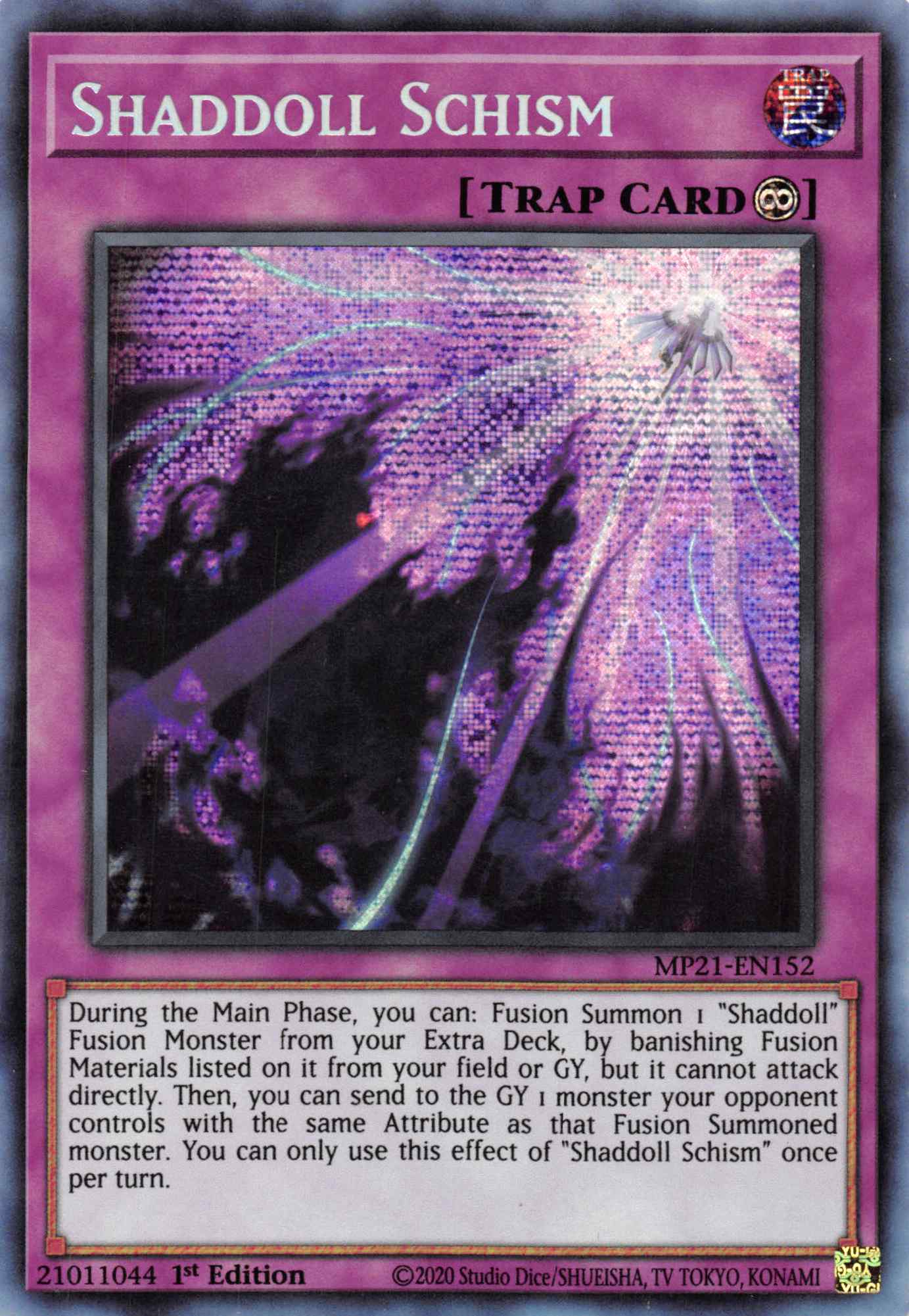 Shaddoll Schism [MP21-EN152] Prismatic Secret Rare | Game Haven TX
