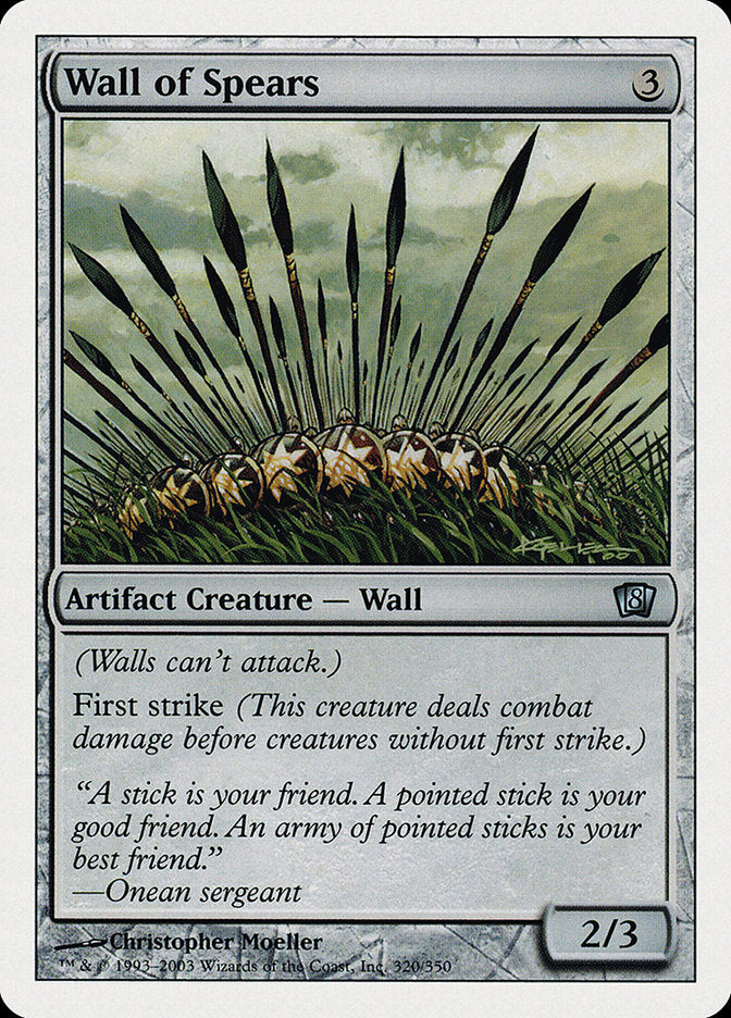 Wall of Spears [Eighth Edition] | Game Haven TX