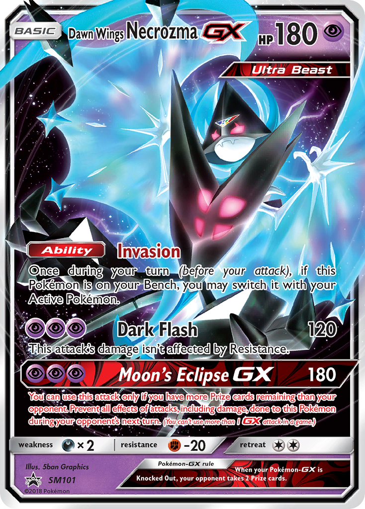Dawn Wings Necrozma GX (SM101) [Sun & Moon: Black Star Promos] | Game Haven TX
