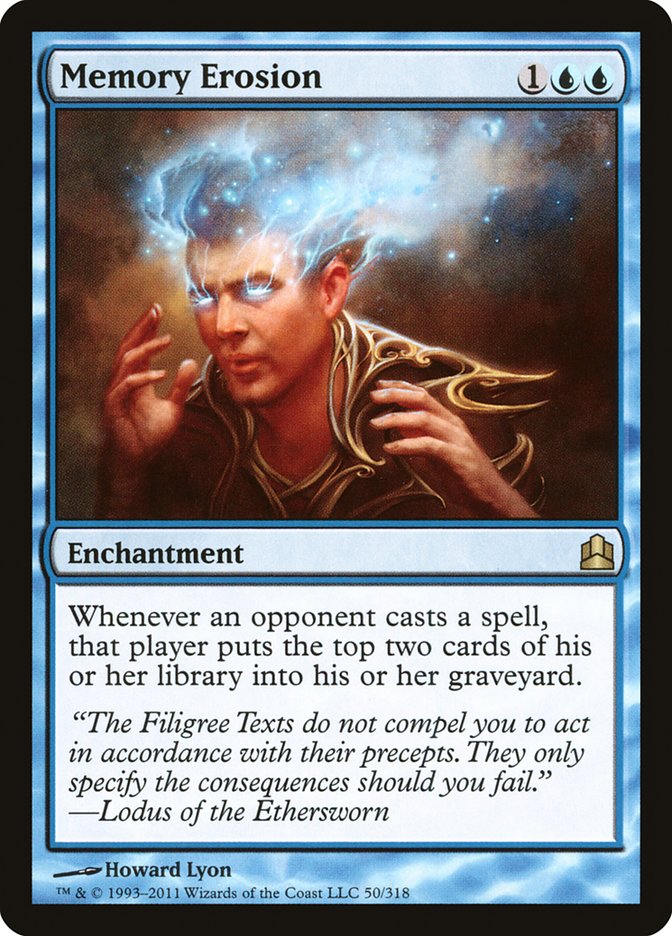 Memory Erosion [Commander 2011] | Game Haven TX