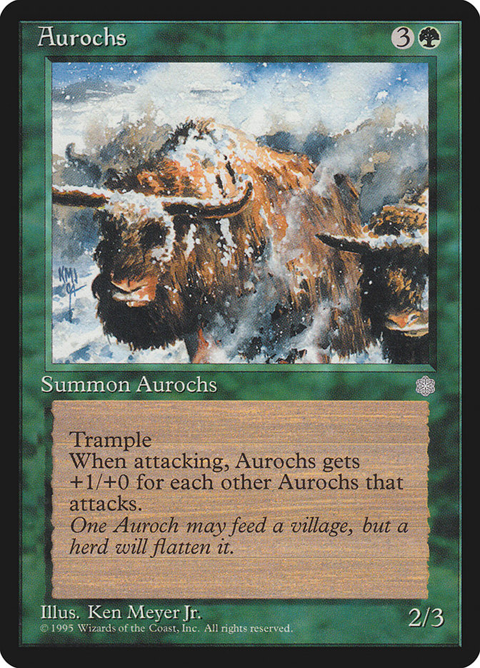 Aurochs [Ice Age] | Game Haven TX