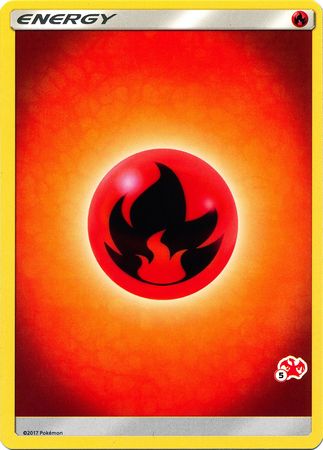 Fire Energy (Charizard Stamp #5) [Battle Academy 2020] | Game Haven TX