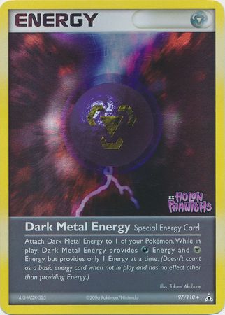 Dark Metal Energy (97/110) (Stamped) [EX: Holon Phantoms] | Game Haven TX