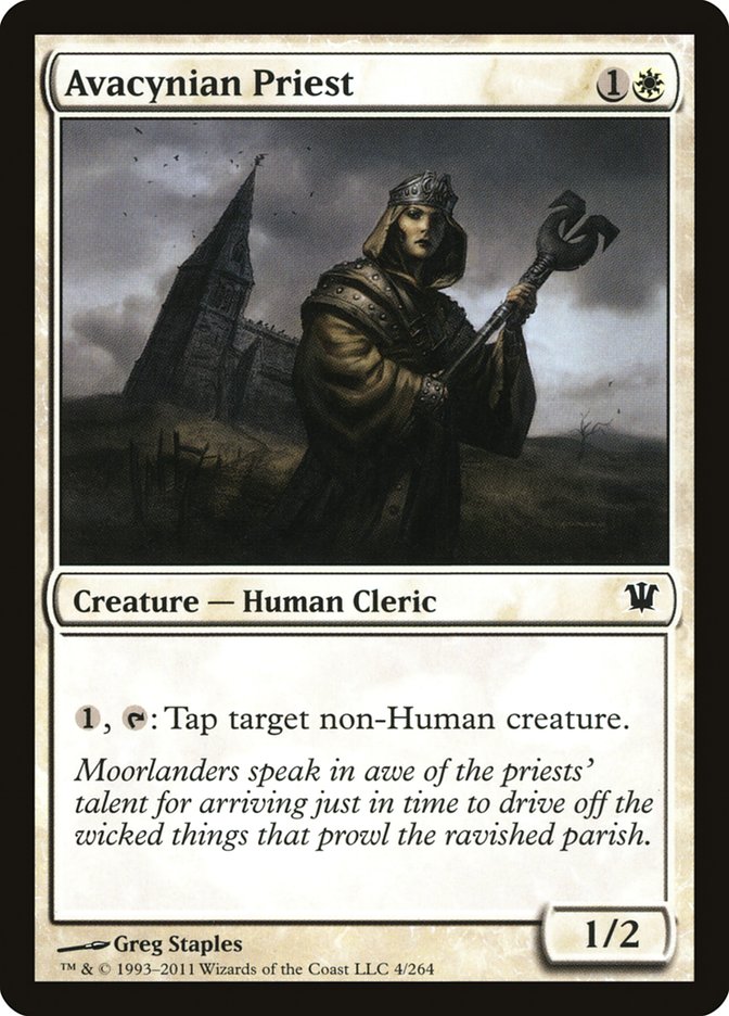 Avacynian Priest [Innistrad] | Game Haven TX