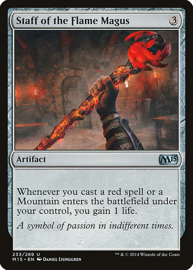 Staff of the Flame Magus [Magic 2015] | Game Haven TX