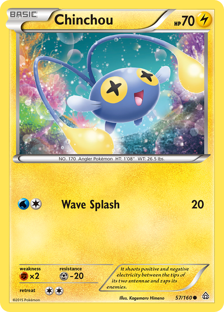 Chinchou (57/160) [XY: Primal Clash] | Game Haven TX