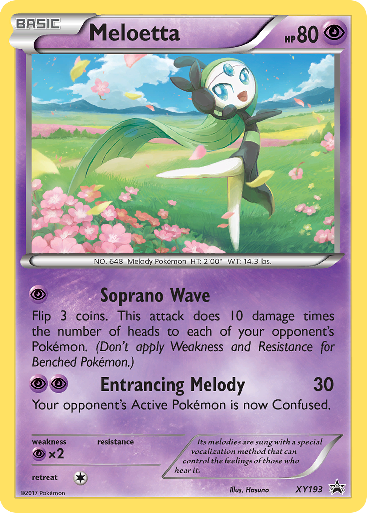 Meloetta (XY193) [XY: Black Star Promos] | Game Haven TX