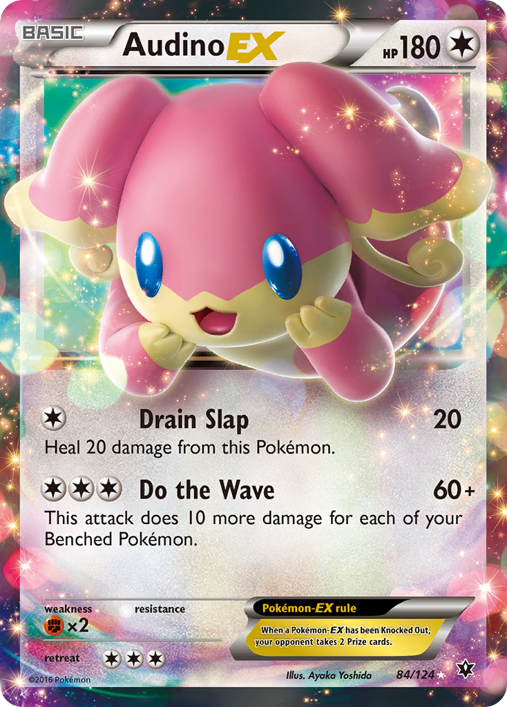 Audino EX (84/124) [XY: Fates Collide] | Game Haven TX