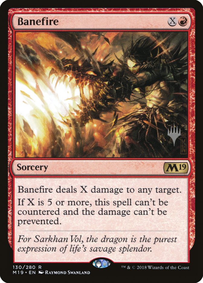 Banefire [Core Set 2019 Promos] | Game Haven TX