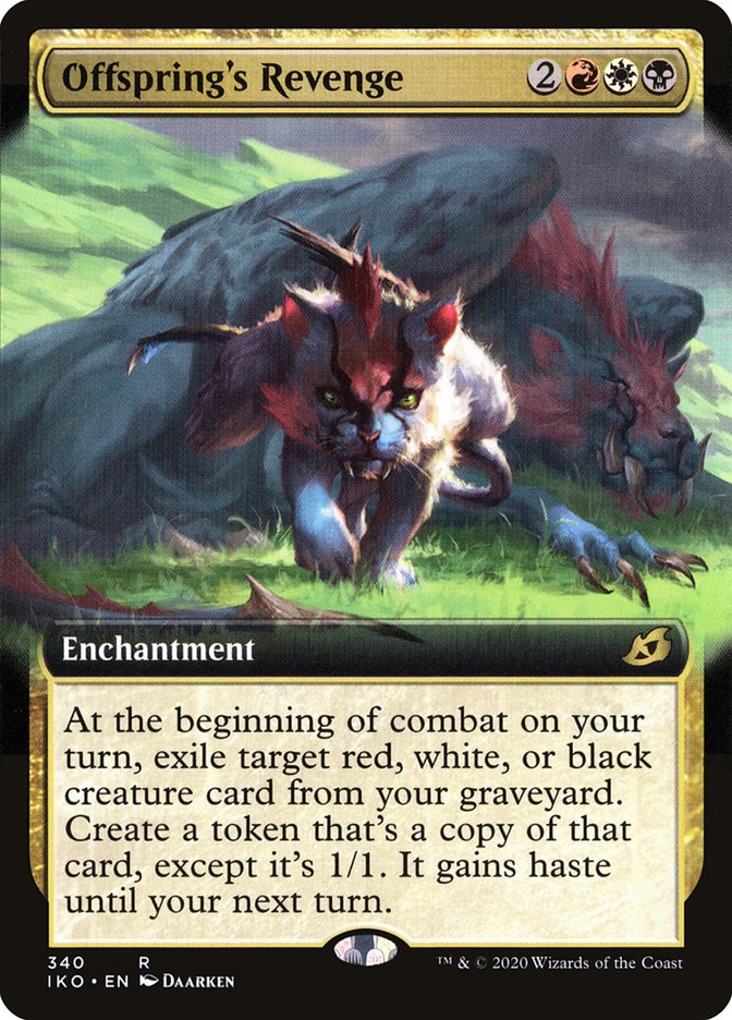 Offspring's Revenge (Extended Art) [Ikoria: Lair of Behemoths] | Game Haven TX
