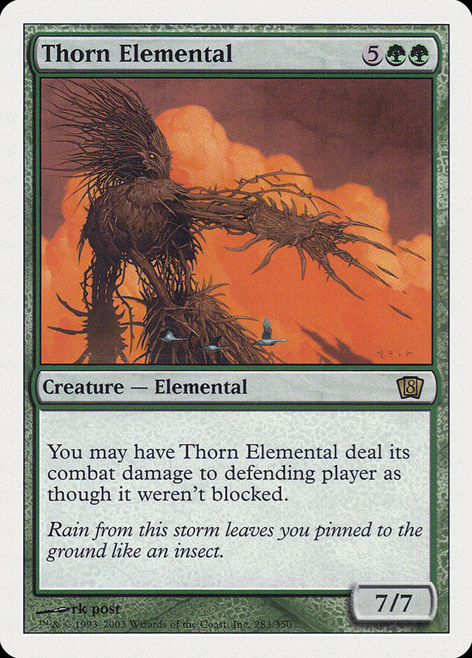 Thorn Elemental [Eighth Edition] | Game Haven TX