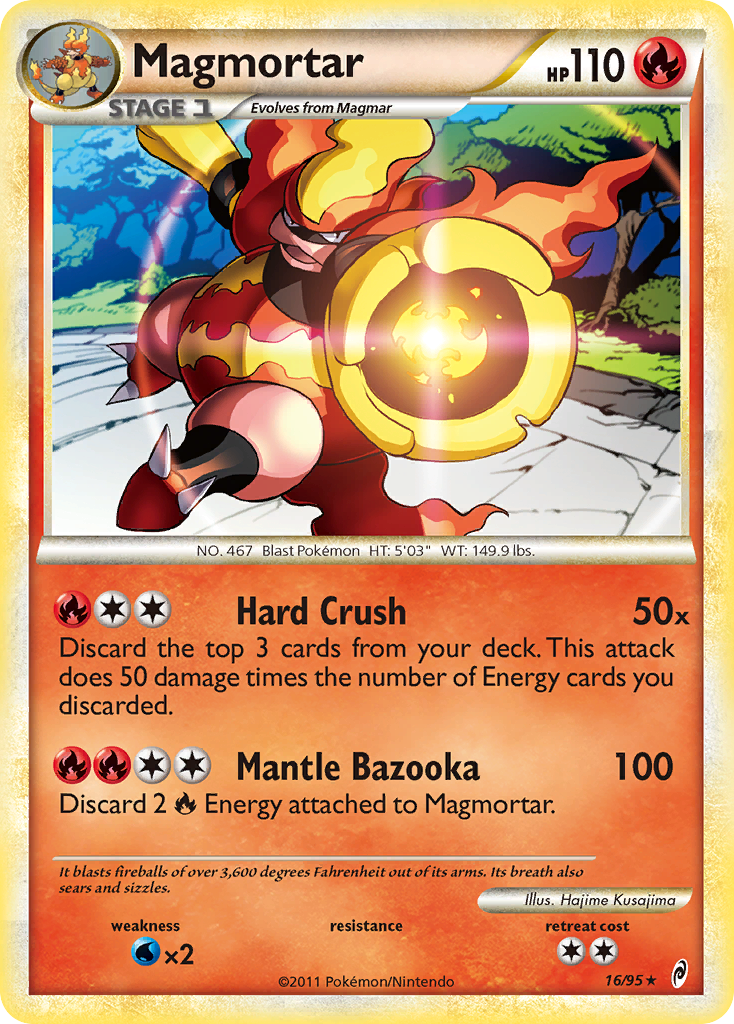 Magmortar (16/95) [HeartGold & SoulSilver: Call of Legends] | Game Haven TX