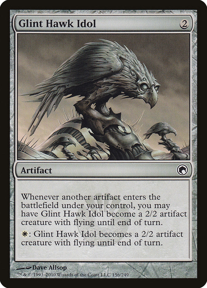 Glint Hawk Idol [Scars of Mirrodin] | Game Haven TX