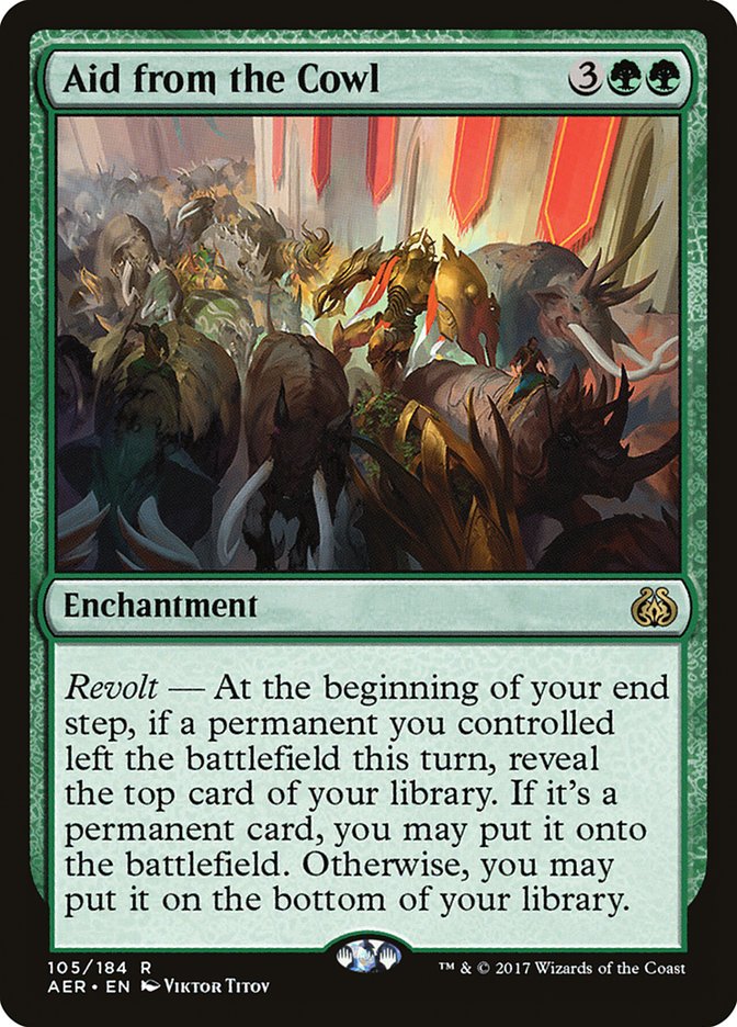 Aid from the Cowl [Aether Revolt] | Game Haven TX