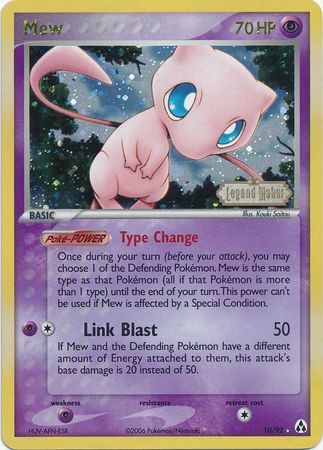 Mew (10/92) (Stamped) [EX: Legend Maker] | Game Haven TX