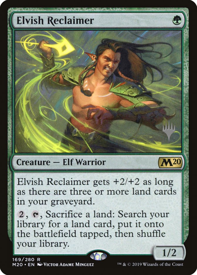 Elvish Reclaimer [Core Set 2020 Promos] | Game Haven TX