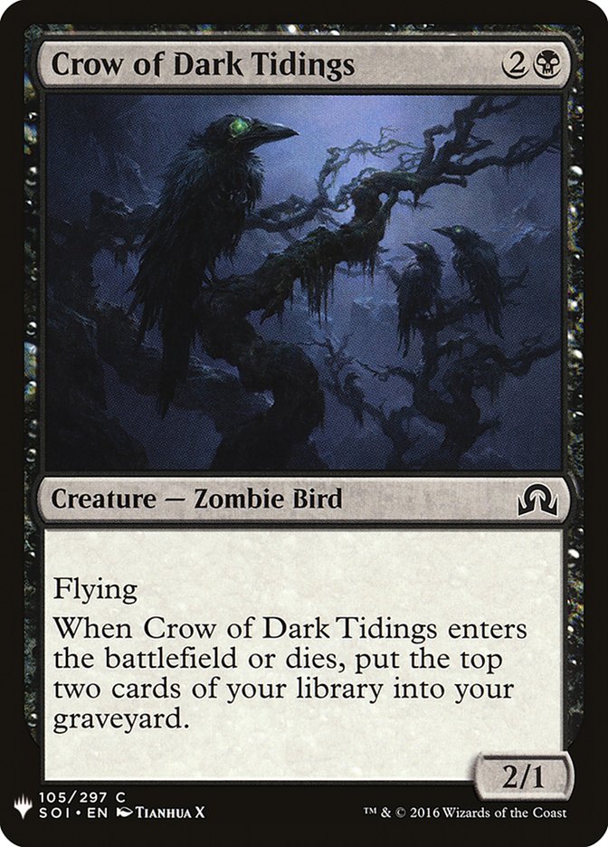 Crow of Dark Tidings [Mystery Booster] | Game Haven TX