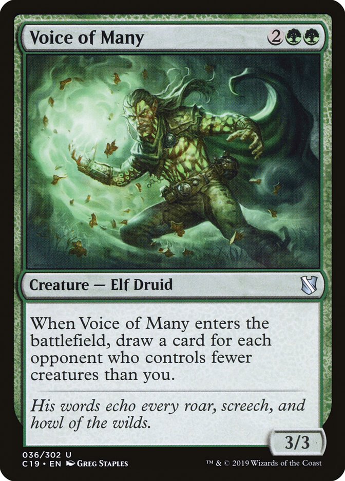 Voice of Many [Commander 2019] | Game Haven TX