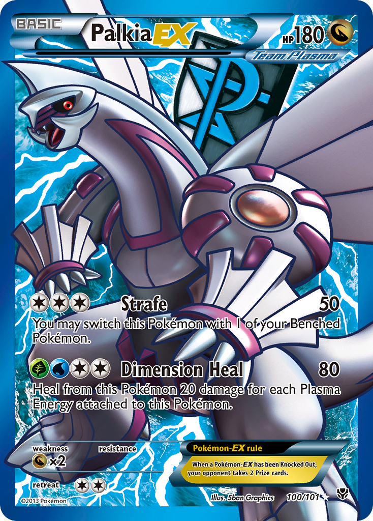 Palkia EX (100/101) [Black & White: Plasma Blast] | Game Haven TX
