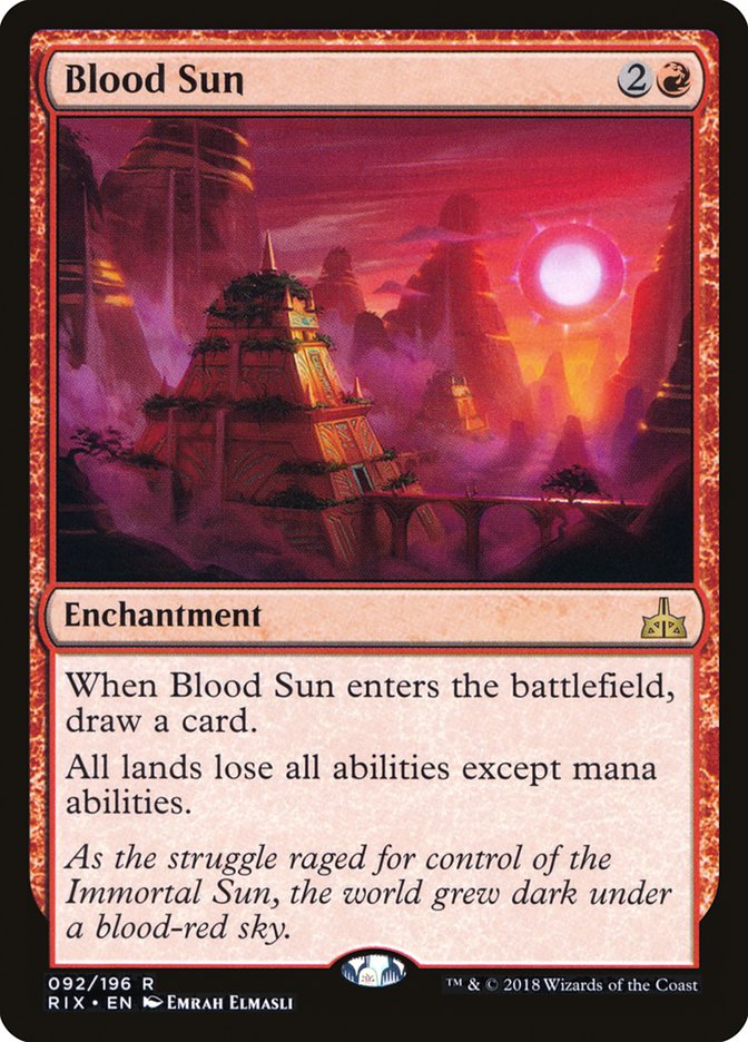 Blood Sun [Rivals of Ixalan] | Game Haven TX