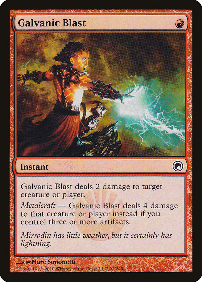 Galvanic Blast [Scars of Mirrodin] | Game Haven TX