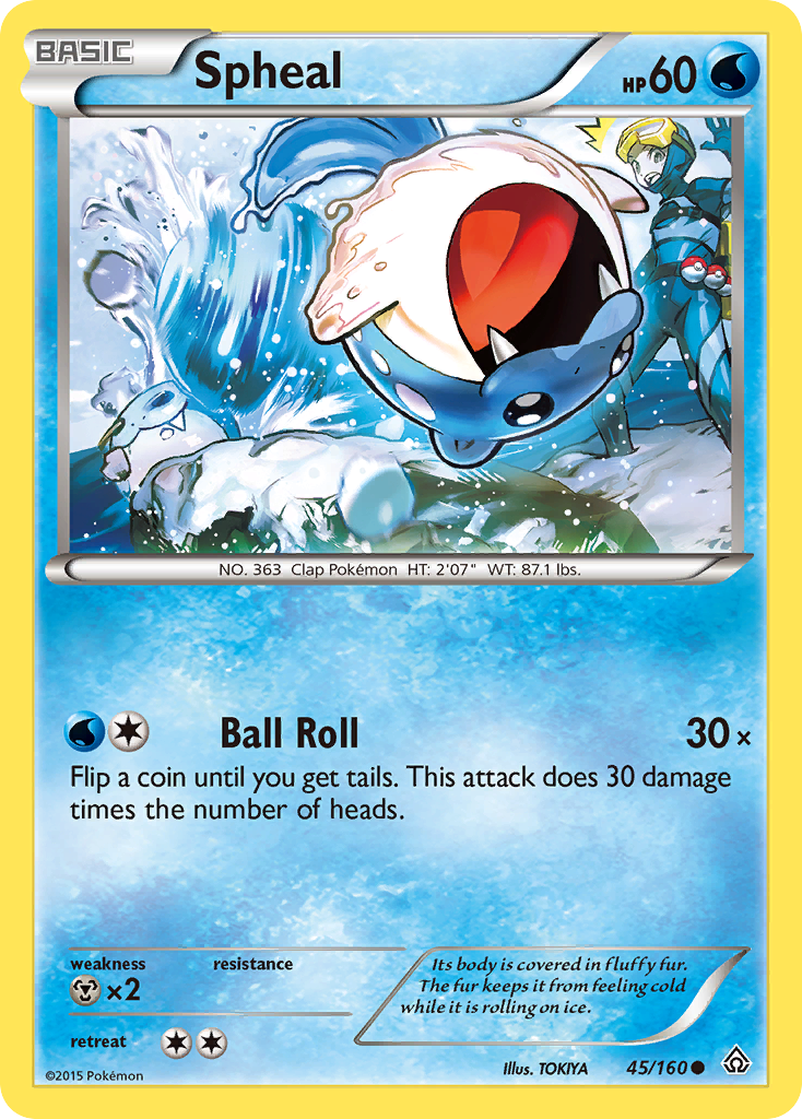 Spheal (45/160) [XY: Primal Clash] | Game Haven TX