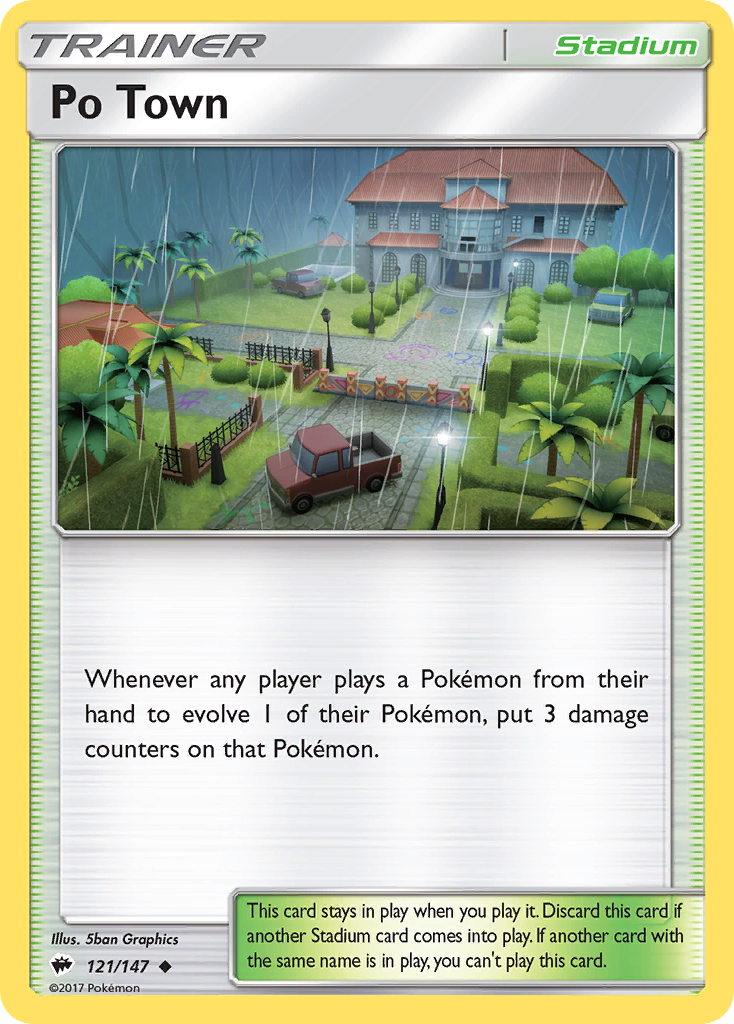 Po Town (121/147) [Sun & Moon: Burning Shadows] | Game Haven TX