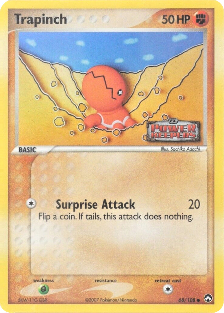 Trapinch (68/108) (Stamped) [EX: Power Keepers] | Game Haven TX