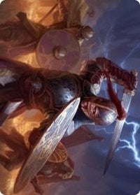 Beskir Shieldmate Art Card [Kaldheim: Art Series] | Game Haven TX