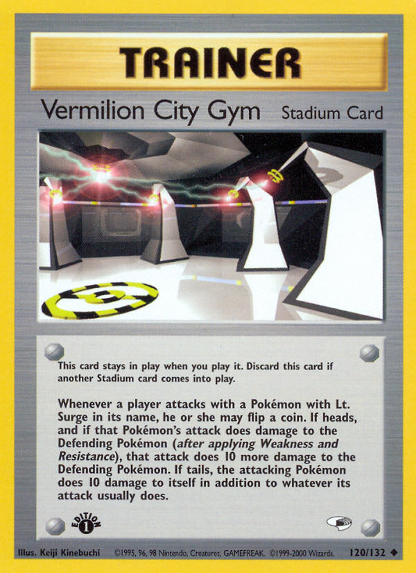 Vermilion City Gym (120/132) [Gym Heroes 1st Edition] | Game Haven TX