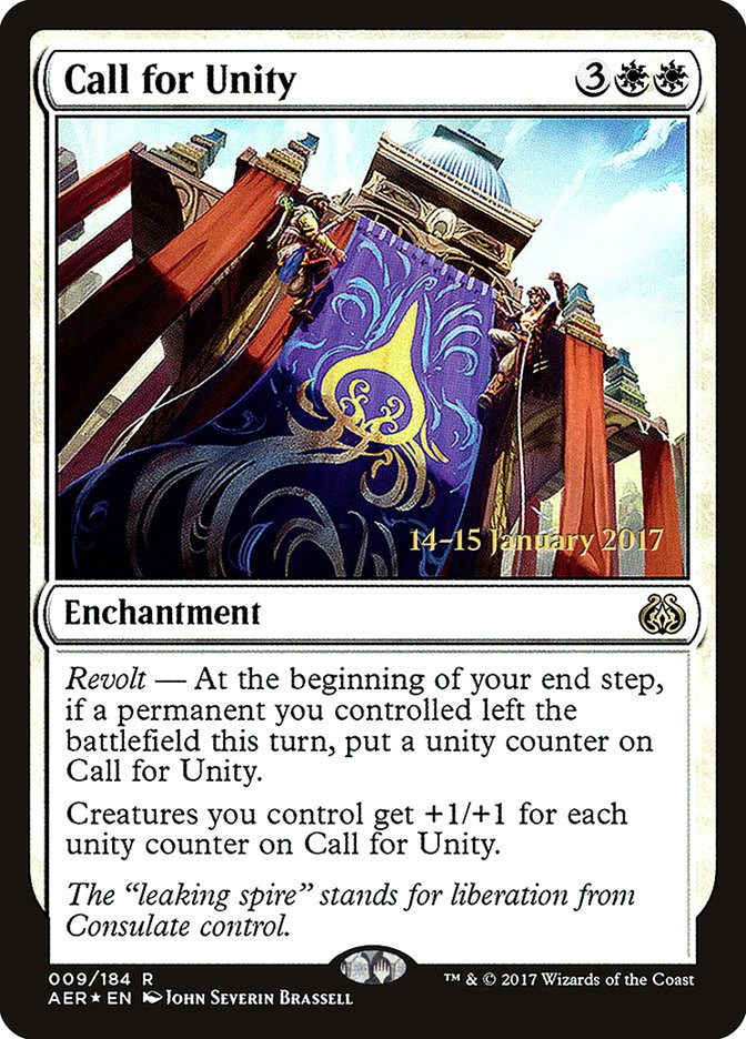 Call for Unity [Aether Revolt Promos] | Game Haven TX