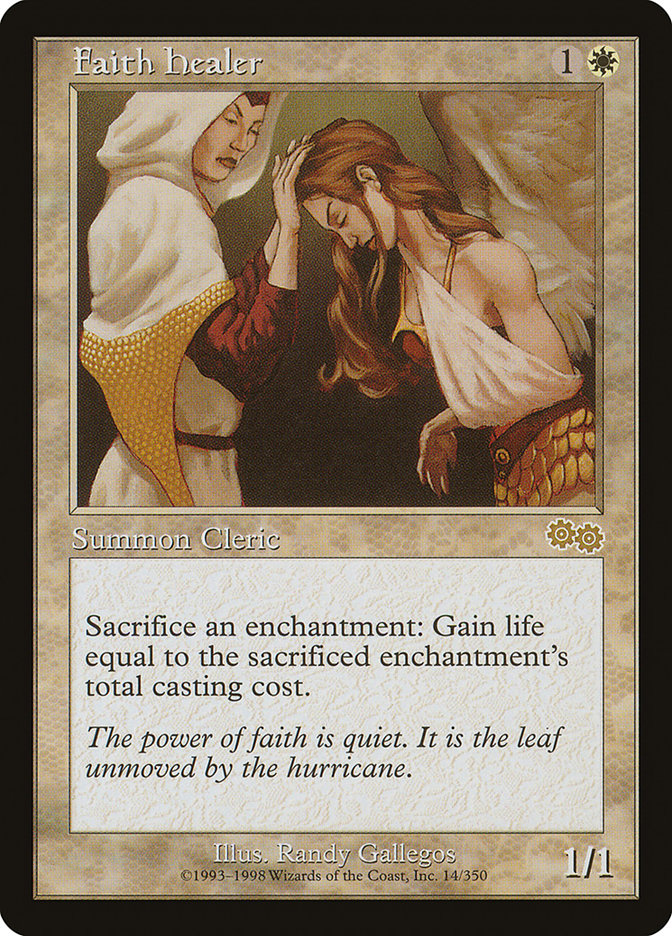 Faith Healer [Urza's Saga] | Game Haven TX