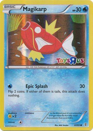 Magikarp (22/83) (Toys R Us Promo) [XY: Generations] | Game Haven TX