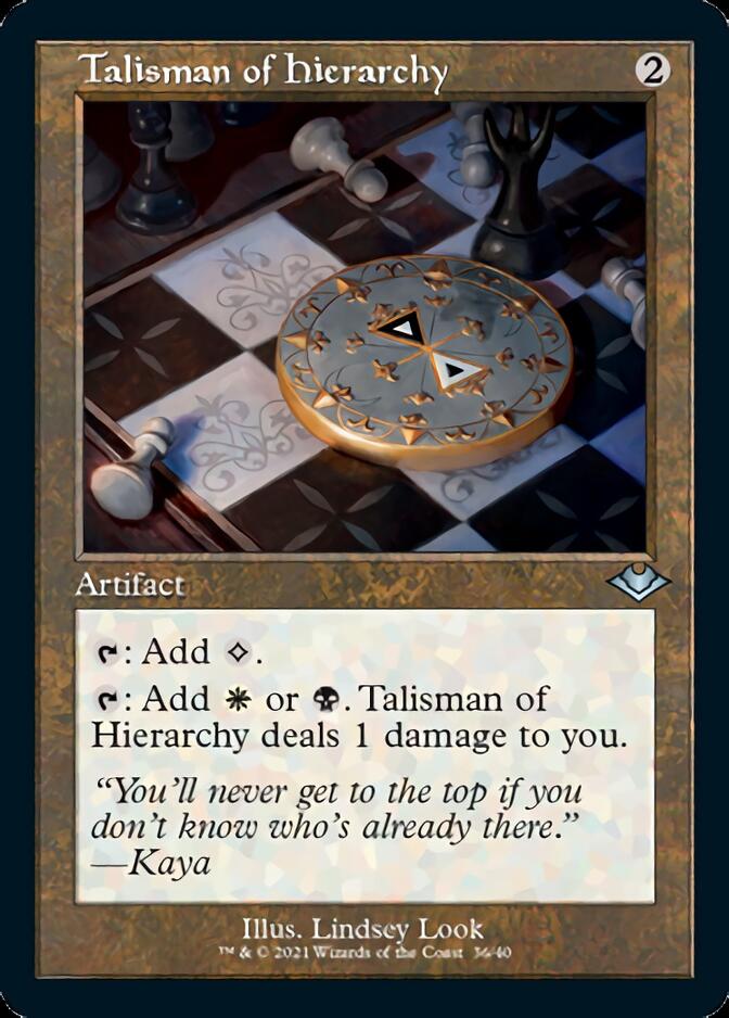Talisman of Hierarchy (Retro) [Modern Horizons 2] | Game Haven TX