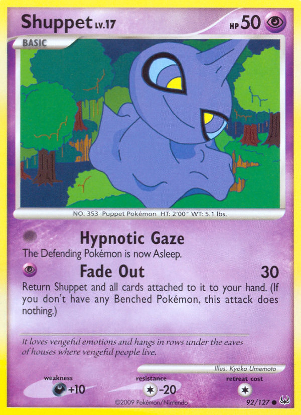 Shuppet (92/127) [Platinum: Base Set] | Game Haven TX
