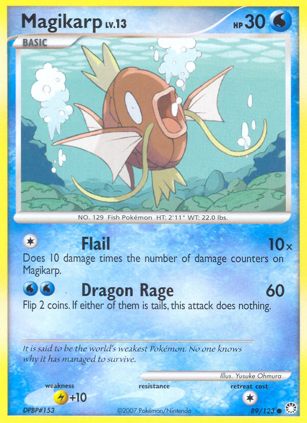 Magikarp (89/123) [Diamond & Pearl: Mysterious Treasures] | Game Haven TX